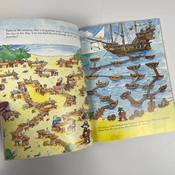 🍋 4/$20 Pirate Mazes | Kids Books Childrens Book - Picture 4 of 5